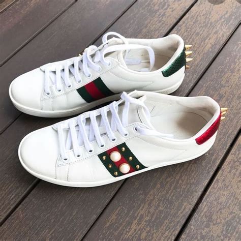 gucci women's sneakers with pearls|gucci ace sneakers price increase.